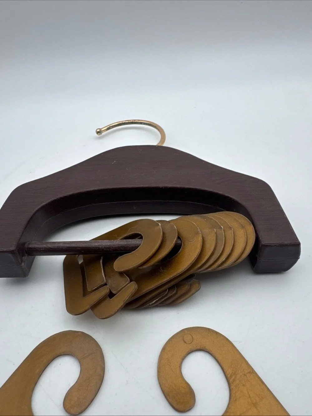 Vintage Plastic Tie Organizer Rack Hanger Necktie Scarf Belt